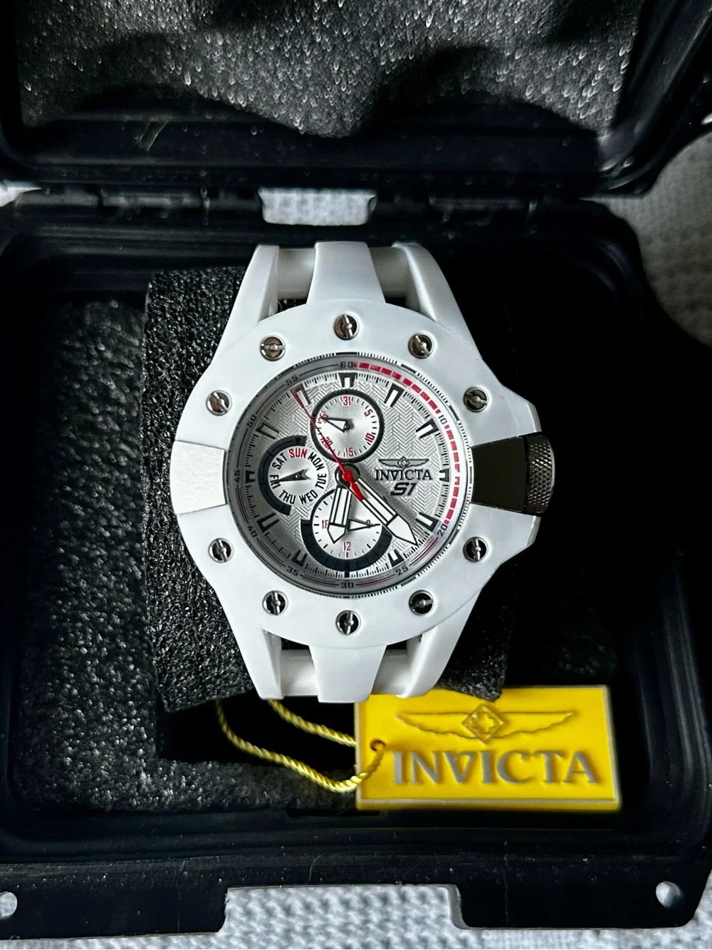 Invicta Rally S1 Men’s White Watch